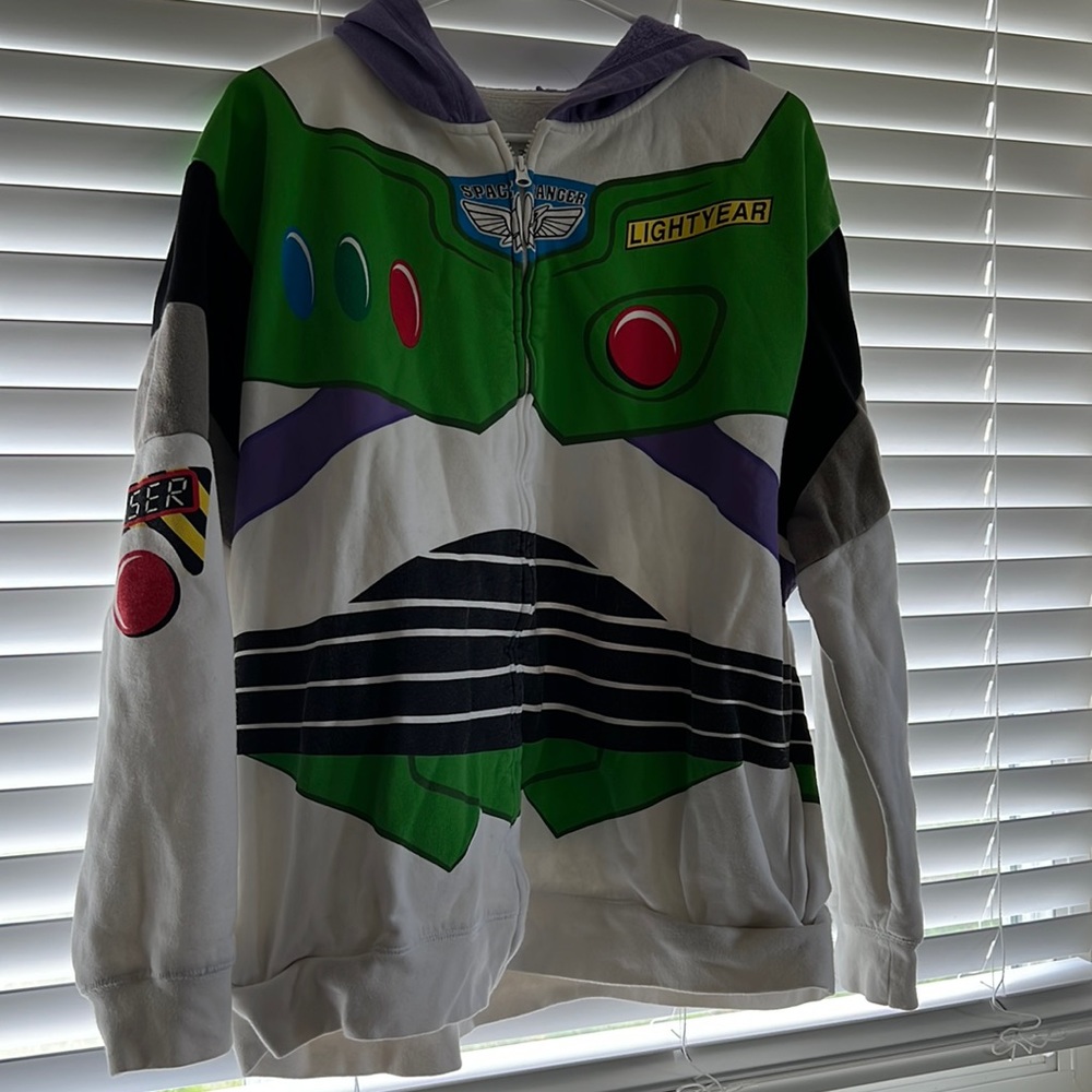 Buzz light year zip up sweatshirt